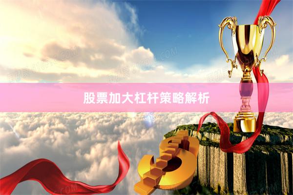 股票加大杠杆策略解析